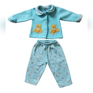 Vintage Baby Paris 3/6mo Teddy Bear Outfit